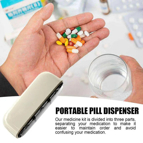 Portable Pill Dispenser Multi-Purpose Medicine Storage Organizer Daily