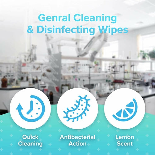 Disinfectant, Antibacterial, Multi-Surface wipes