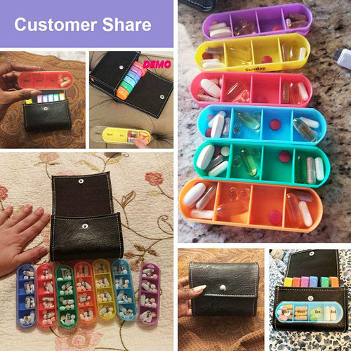7 Days Daily Pill Box For Medicine Holder Drug Case