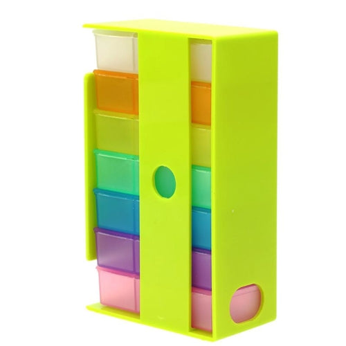 Plastic Weekly 7 Days Pill Box Medicine Storage