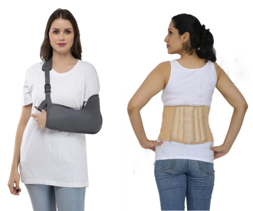 Fractured Support & Lumbar Support Waist belt Pack of 2