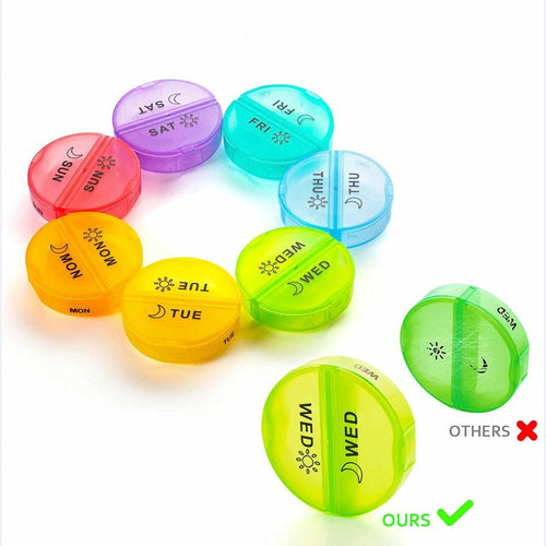7 Days Daily Pill Box For Medicine Holder Drug Case