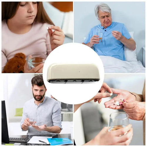Portable Pill Dispenser Multi-Purpose Medicine Storage Organizer Daily