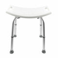 Medical Shower Chair Soft Pad Adjustable Height Bath Tub Bench Stool