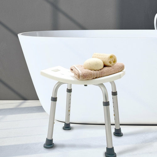 Medical Shower Chair Soft Pad Adjustable Height Bath Tub Bench Stool